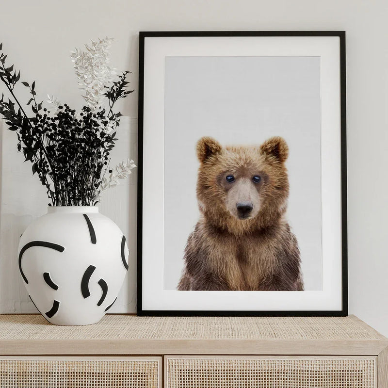 Baby Bear Framed Art Kathrin Pienaar | Home or Office Art