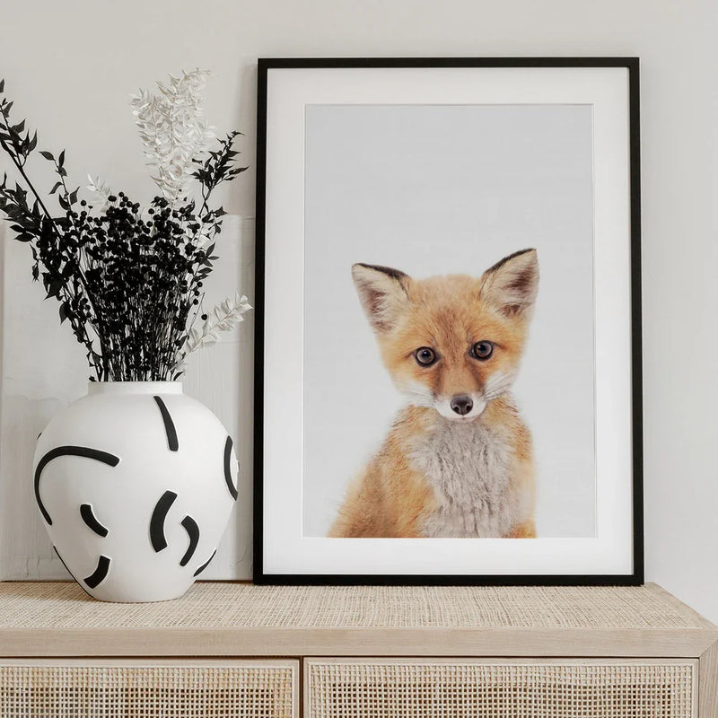 Baby Fox Framed Art Kathrin Pienaar | Home or Office Art