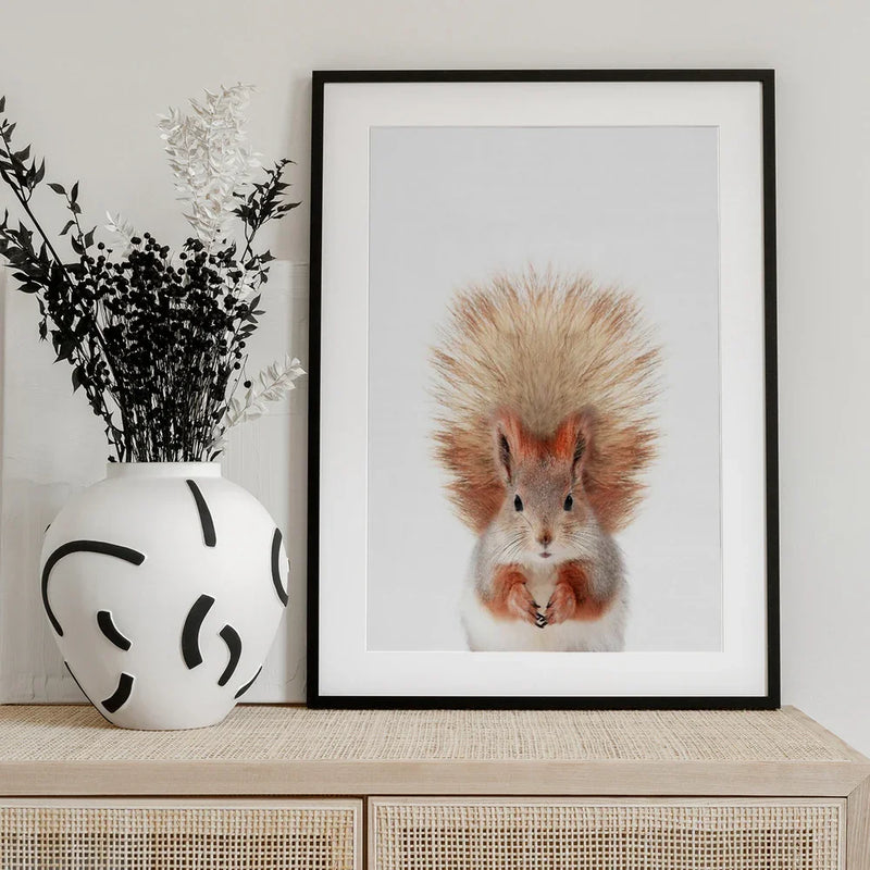 Baby Squirel Framed Art Kathrin Pienaar | Home or Office Art
