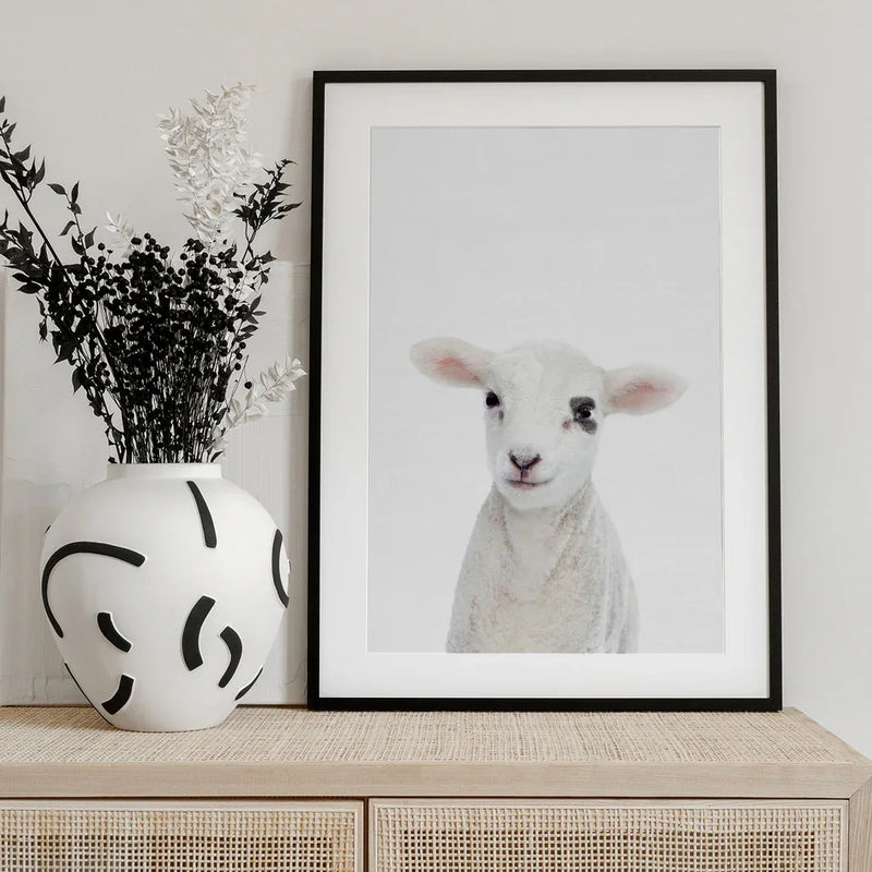 Baby Lamb Framed Art Kathrin Pienaar | Home or Office Art