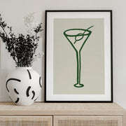 Cocktail Green - Pictufy Studio Framed Art | Home or Office Art