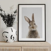 Peekaboo Bunny Framed Art Lola Peacock | Home or Office Art
