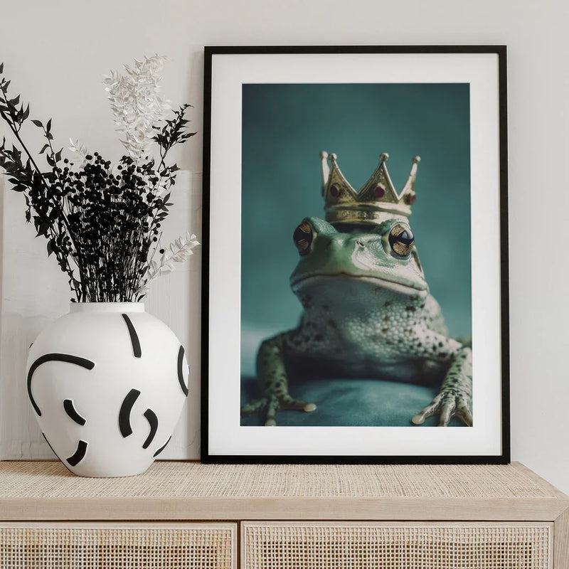 Kiss The Frog Framed Art Treechild | Home or Office Art