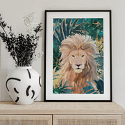 Lion Jungle 2 Framed Art Sarah Manovski | Home or Office Art