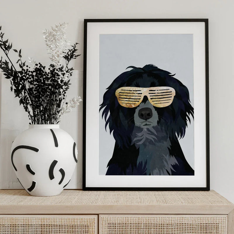 Hiphop Cockerspaniel Framed Art Sarah Manovski | Home or Office Art