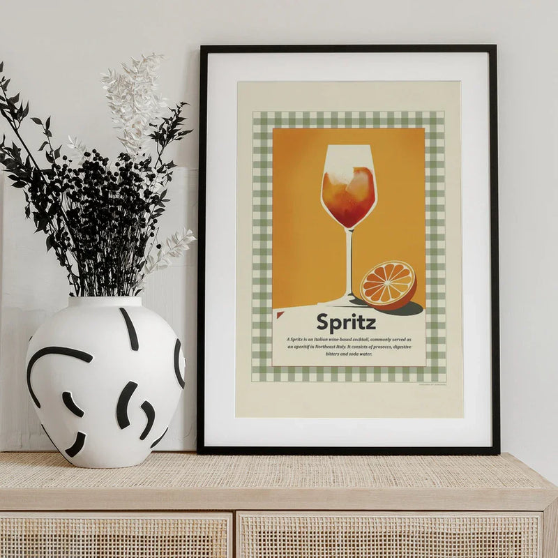 Spritz retro print - Dion Gem Framed Art | Home or Office Art