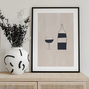 Wine - Ivy Green Illustrations Framed Art | Home or Office Art
