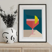 Cocktail Hour - Frankie Kerr-Dineen Framed Art | Home or Office Art