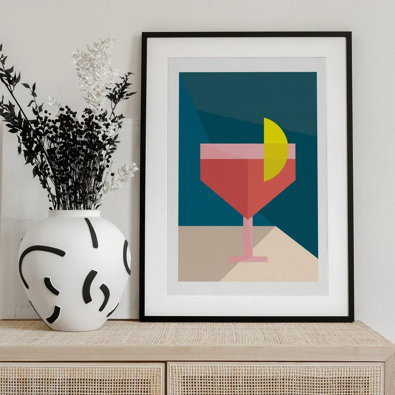Cocktail Hour - Frankie Kerr-Dineen Framed Art | Home or Office Art