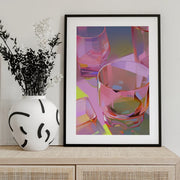 Pink Glasses 2 - Treechild Framed Art | Home or Office Art