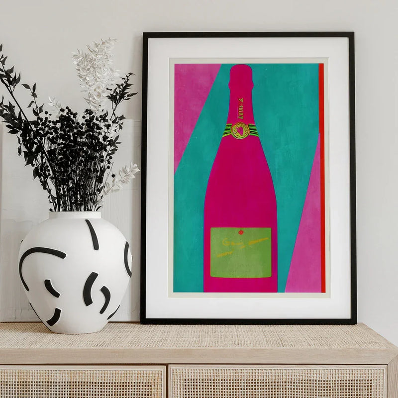 Pink Champagne - Bo Anderson Framed Art | Home or Office Art