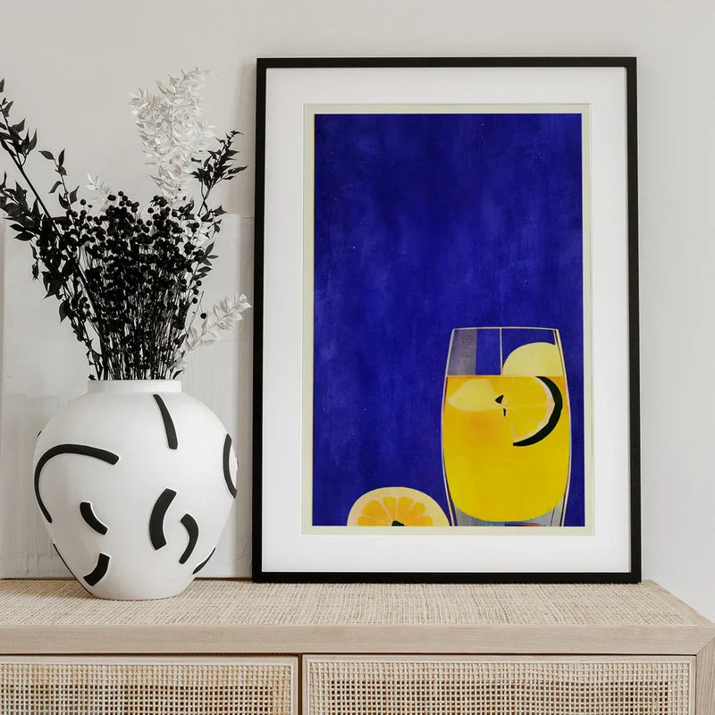 Ice Cold Lemonade - Bo Anderson Framed Art | Home or Office Art