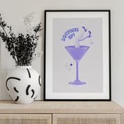 Cocktail Glam Dive - Athene Fritsch Framed Art | Home or Office Art