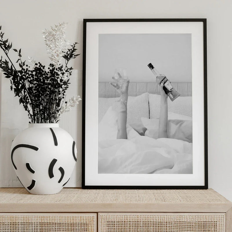 Aperol In Bed Low Key - Pictufy Studio III Framed Art | Home or Office Art