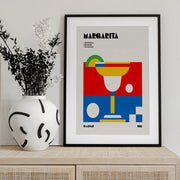Margarita Bauhaus Cocktail - Retrodrome Framed Art | Home or Office Art