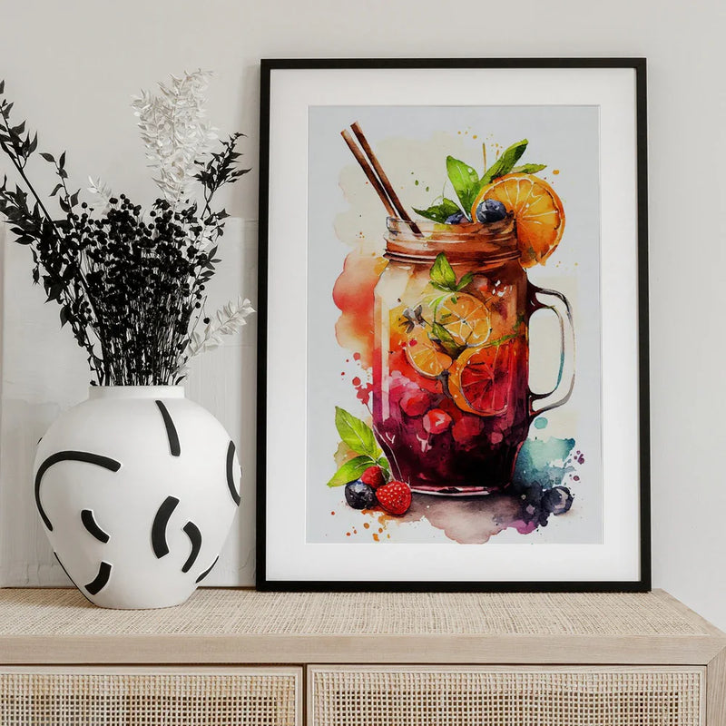 Drinks cocktail - Justyna Jaszke Framed Art | Home or Office Art
