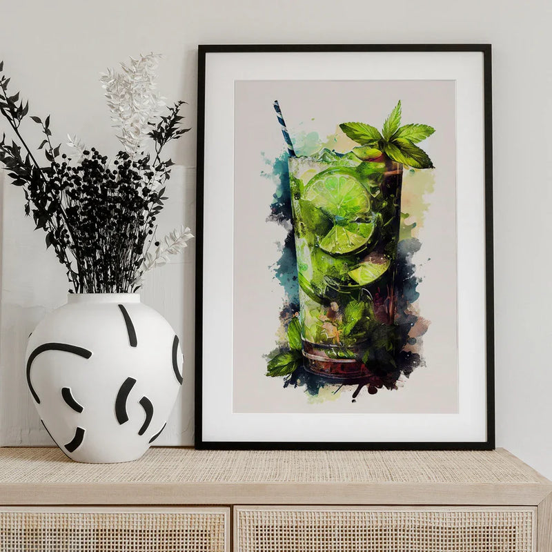 Drinks cocktail - Justyna Jaszke Framed Art | Home or Office Art