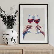 Cheers to us - Andreas Magnusson Framed Art | Home or Office Art