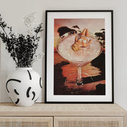 Glitter Pink Margarita - Vertigo Artography Framed Art | Home or Office Art