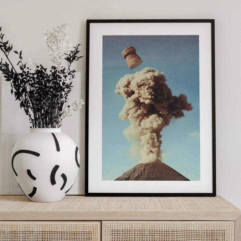 Volcanic Pop - Champagne Party - Vertigo Artography Framed Art | Home or Office Art