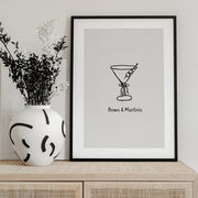 Bows & Martinis - ART of living Framed Art | Home or Office Art