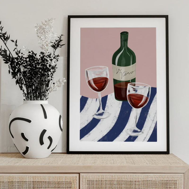 Wine time - EMELIEmaria Framed Art | Home or Office Art