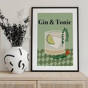 Gin & Tonic - Miho Art Studio Framed Art | Home or Office Art