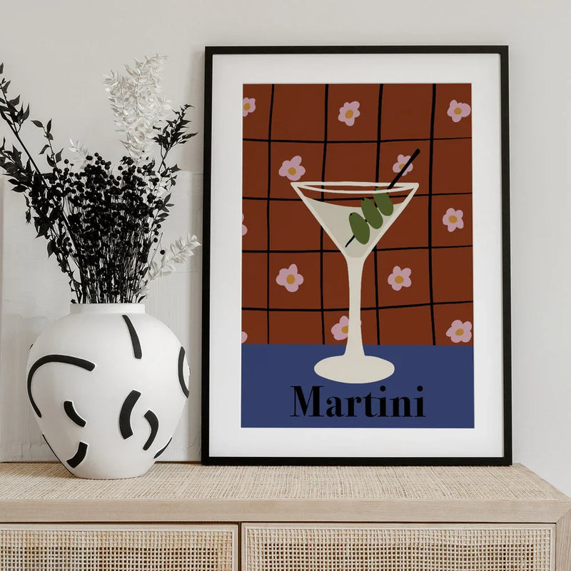 Martini - Miho Art Studio Framed Art | Home or Office Art