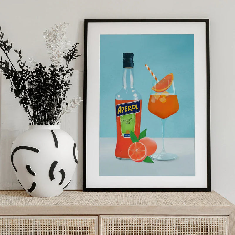 Aperol Spritz - Petra Lizde Framed Art | Home or Office Art