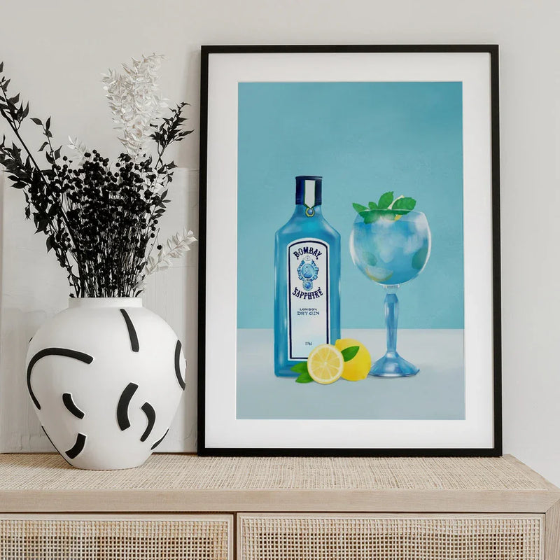Gin Cocktail - Petra Lizde Framed Art | Home or Office Art