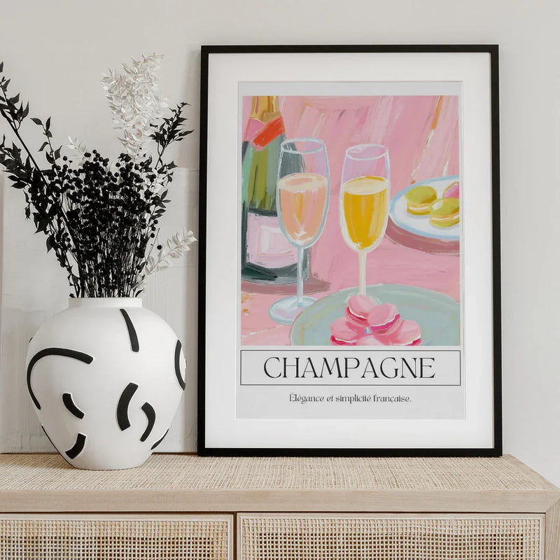 Champagne - Ohkimiko Framed Art | Home or Office Art