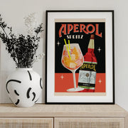 Aperol Spritz_Black - WallChart Art Studio Framed Art | Home or Office Art
