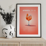 Aperol Spritz Recipe - Andreas Magnusson Framed Art | Home or Office Art