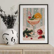 Christmas Cocktail - Melloi Art Prints Framed Art | Home or Office Art