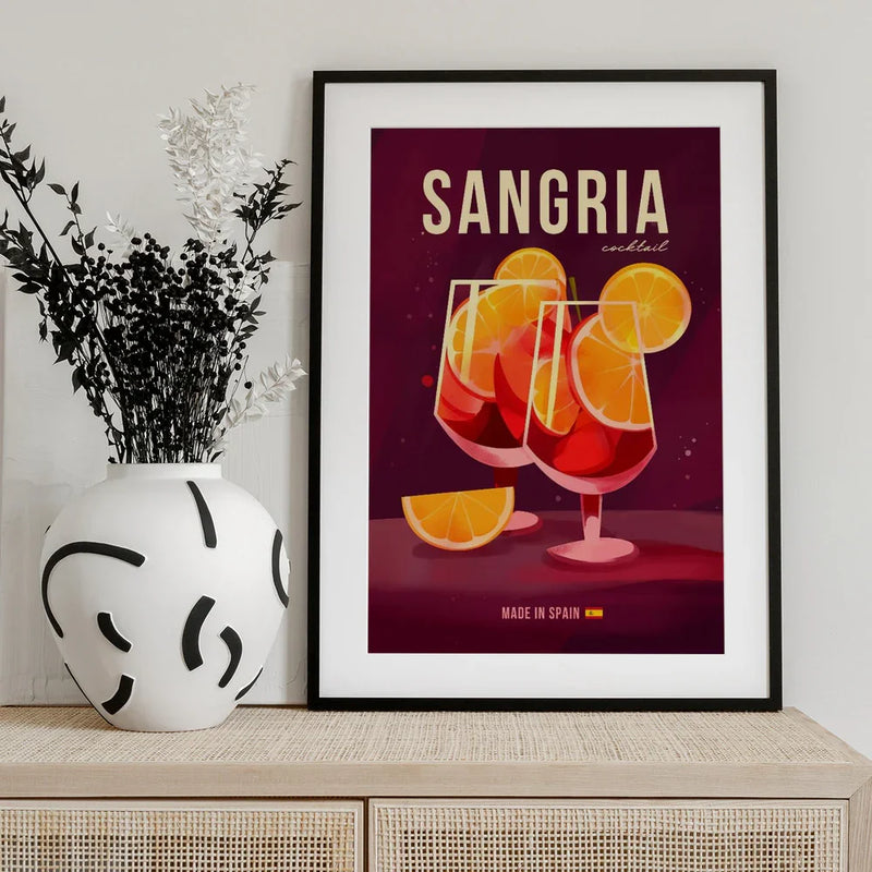Sangria Cocktail - Andreas Magnusson Framed Art | Home or Office Art