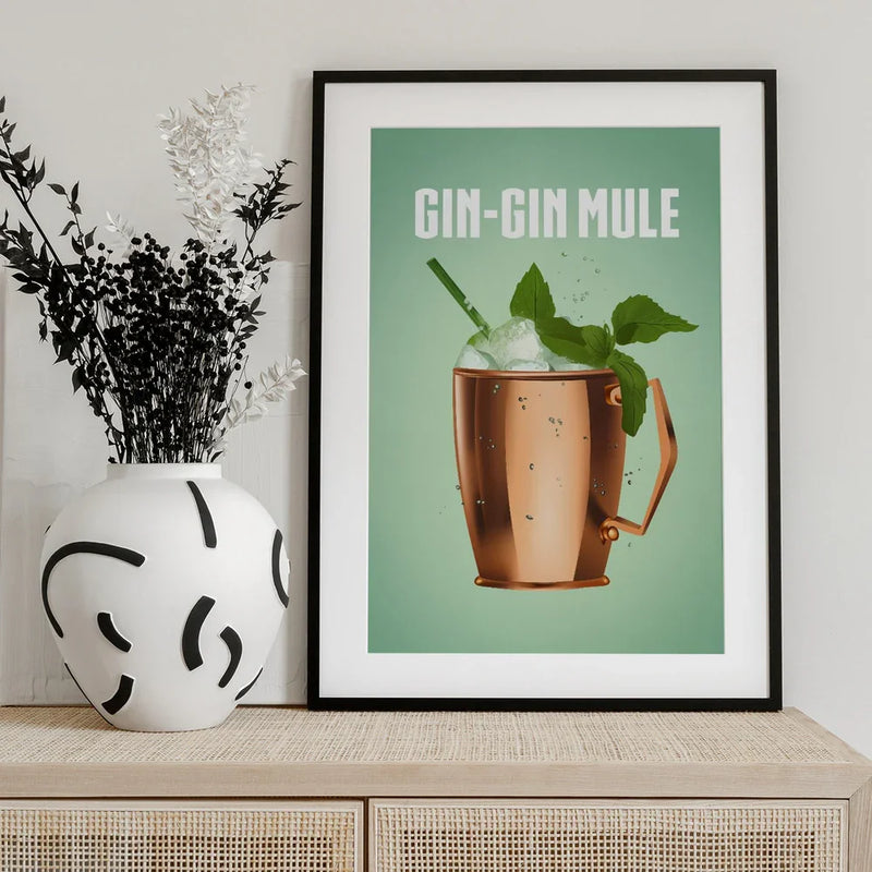 Gin Gin Mule Copper - Andreas Magnusson Framed Art | Home or Office Art