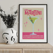 Dirty Martini Cocktail 01.png - WallChart Art Studio Framed Art | Home or Office Art