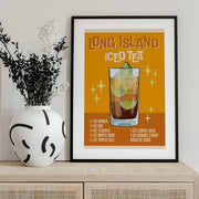 Long Island Iced Tea - WallChart Art Studio Framed Art | Home or Office Art