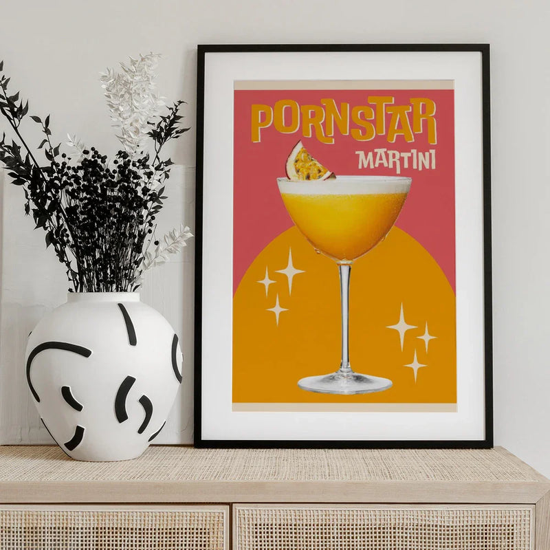 Pornstar Martini - WallChart Art Studio Framed Art | Home or Office Art