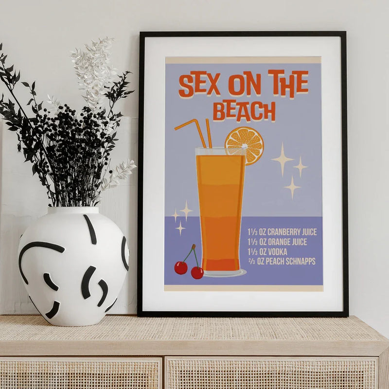 Sex on the Beach - WallChart Art Studio Framed Art | Home or Office Art