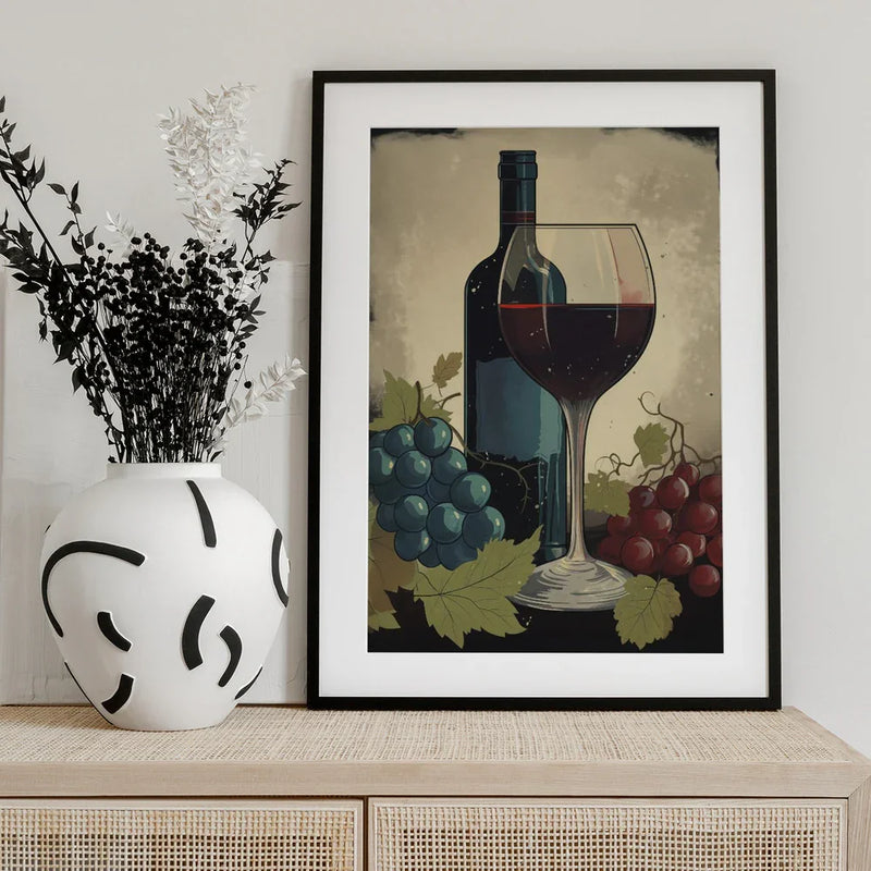 Red Red Wine No 4 - Andreas Magnusson Framed Art | Home or Office Art