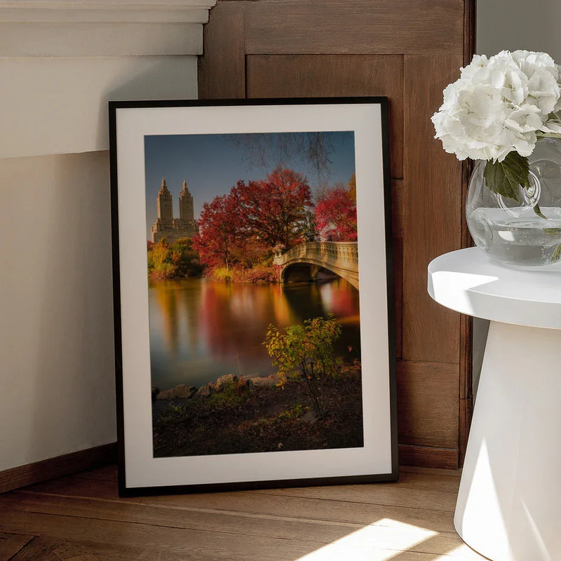 Fall in Central Park - Christopher R. Veizaga Framed Art | Home or Office Art