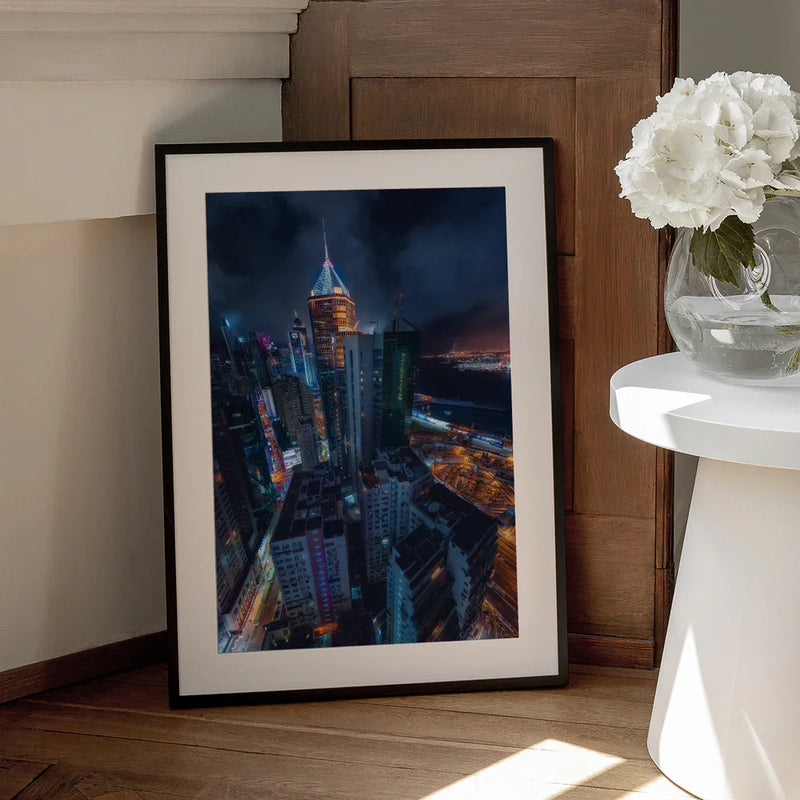Flying Hong Kong - Javier de la Torre Framed Art | Home or Office Art