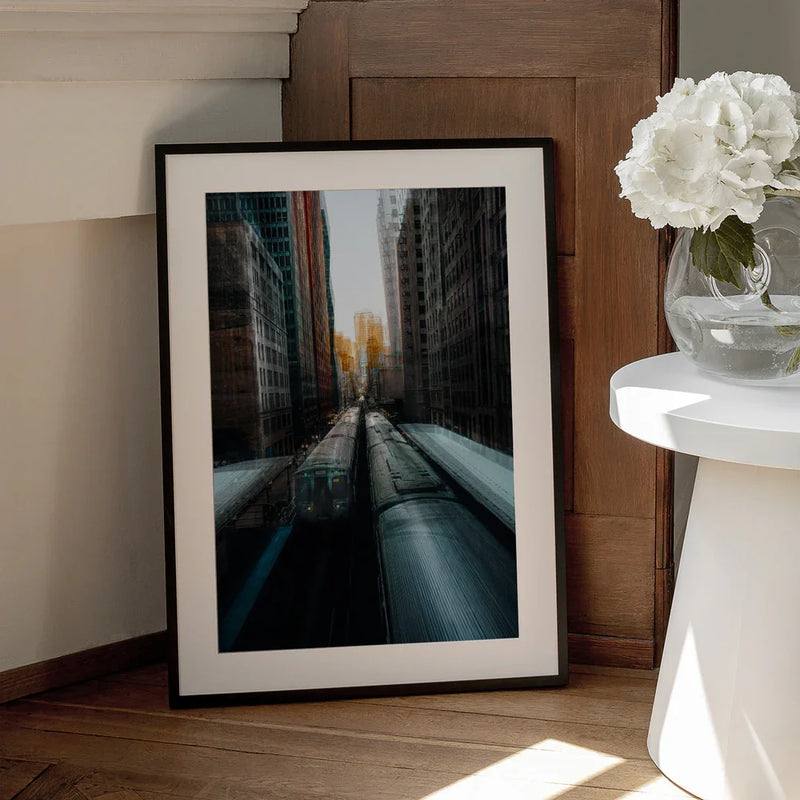 Chicago's Station Framed Art Carmine Chiriacò | Home or Office Art