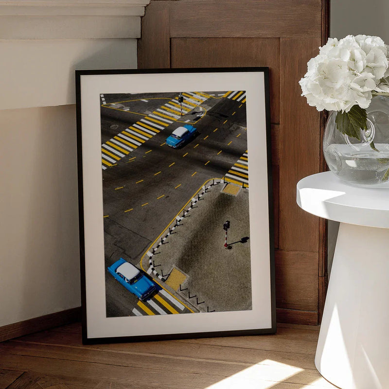 Havana Blue Framed Art Andy Bauer | Home or Office Art