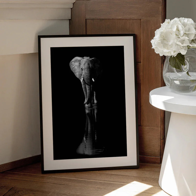 Elephant Framed Art Jie Fischer | Home or Office Art