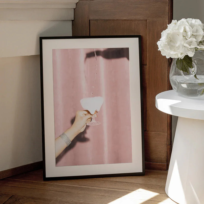 Here's To Pink 04 - Pictufy Studio III Framed Art | Home or Office Art