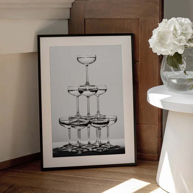 Champagne tower_6 - Pictufy Studio III Framed Art | Home or Office Art