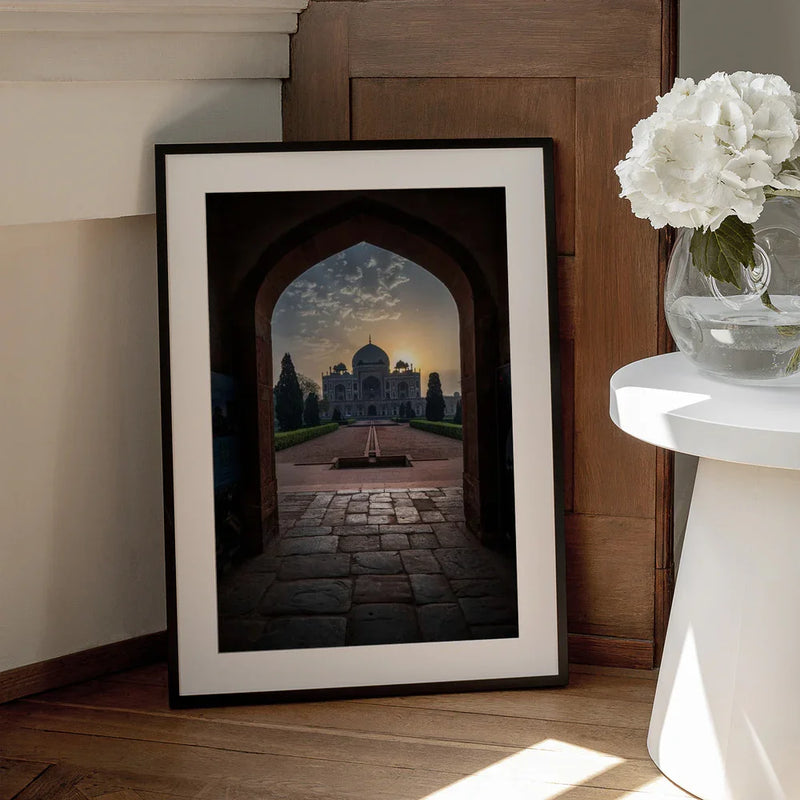 Humayun tomb Framed Art Glowing frame ! Framed Art Ramamurthi Palaniraman | Home or Office Art