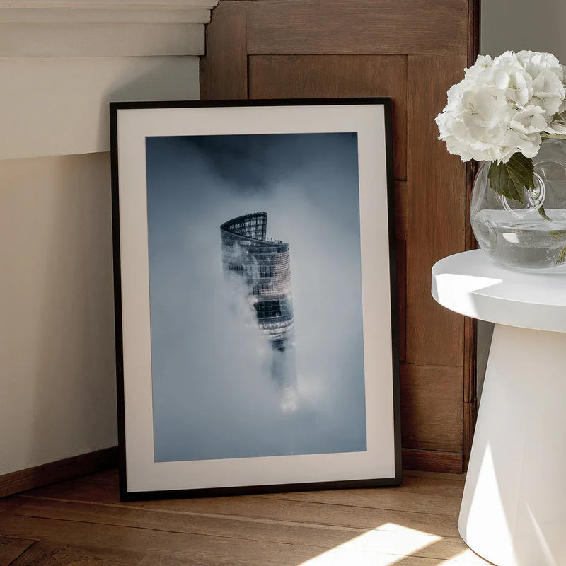 City on the Cloud Framed Art Aron Tien | Home or Office Art